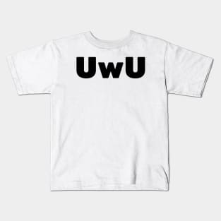 UwU Emoticon Kids T-Shirt